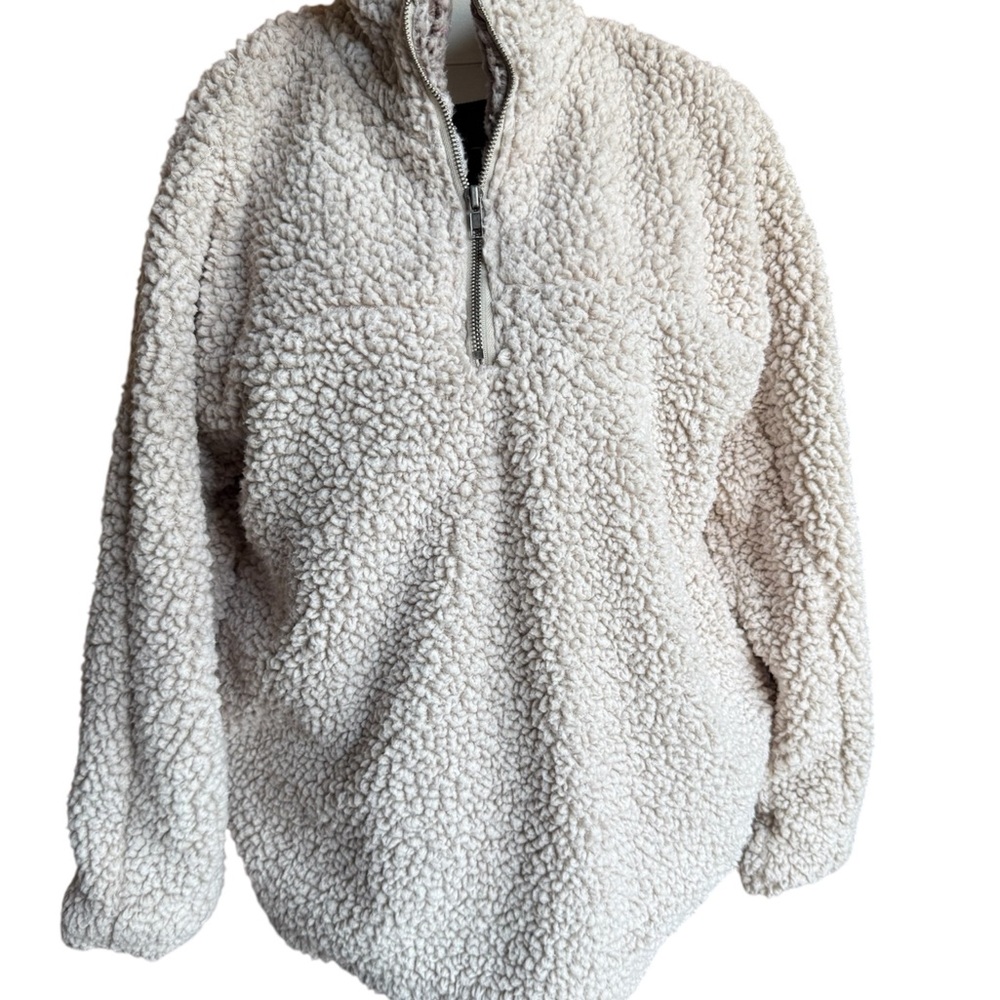 Altar'd State Cream Sherpa Jacket